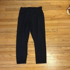 small black target all in motion athletic leggings